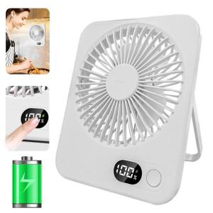 휴대용 책상 팬 미니 접이식 테이블 5 기어 USB 충전식 벽 교수형 사무실 홈에 한 학생 데스크탑