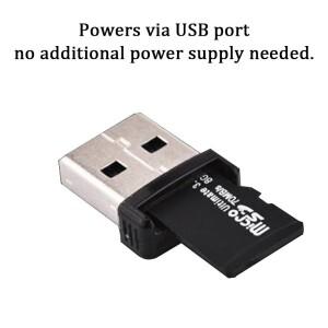 미니 카드 판독기 초고속 USB 2.0 SD/SDXC TF 어댑터 컴퓨터 용 고품질