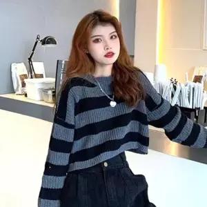 [라일리여성의류] Rly 라운드 여성니트 기본핏 스웨터 가을 니트티 티