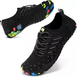 여성용 워터 슈즈 남성용 빠르게 건조되는 맨발 신발 수영장 레이크 하이킹 서핑 카약용 통기성 아쿠아