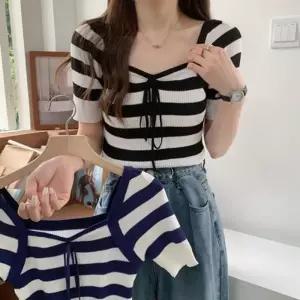 [라일리여성의류] Rly 티 정장 대학생 캐쥬얼 모임 라운드니트 니트티