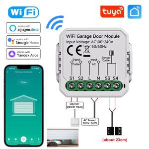 Tuya 미니 WiFi 차고 문 오프너 스마트 라이프 App 원격 음성 제어 게이트 스위치 모듈은 Alice Google 홈