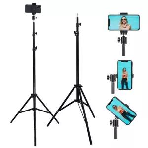 카메라 긴 휴대용 회전 삼각대 방송용 스탠드 거치대