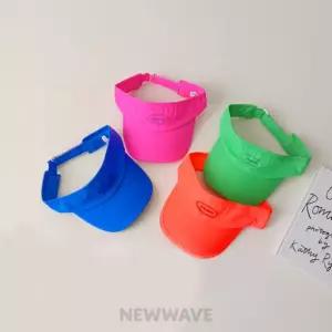 새결이네 아동용 형광 썬캡 둘레52CM 햇빛가리개 여아모자 유치원모자