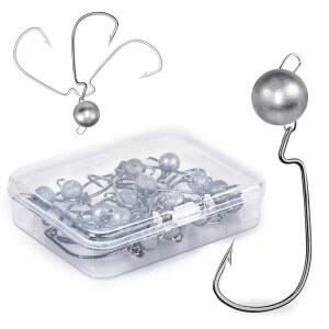 유니일 지그 , 가중 텍사스 리그 , 베이스 낚시용 무초 수영 미끼 지그 , 담수 소금물용 축구 지그 오프셋 낚시 1/6온스 1/8온스 3/16온스 1/4온스 3/8온스 1/2온스