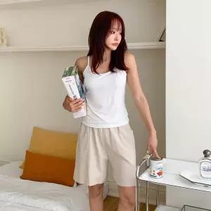 [신세계라이브쇼핑][옷자락] 여자 데일리 기본 베이직 레이온 끈나시