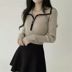 [라일리여성의류] Rly 모임 가을 여성니트 겨울 코디 봄 오피스룩 롱