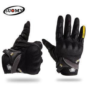 SUOMY 오토바이 장갑 레이싱 여름 전체 손가락 보호 guantes moto Motocross luva For Yamaha BMW