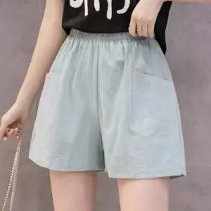 [라일리여성의류] Rly 캐주얼 데일리 여성 3부 반바지 밴딩 포켓 반바