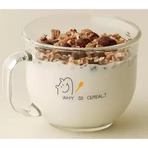 [와이쏘시리얼] 국내산 시리얼볼 2종 세트 유리볼 내열강화유리