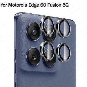 Motorola Edge 60 Fusion 5G 백 렌즈 링 금속 유리 커버 카메라 보호 케이스