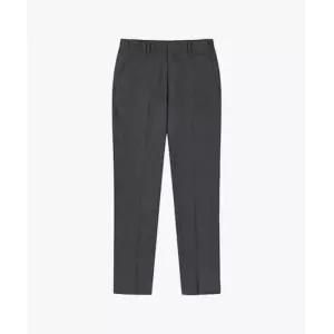 GBS39204 차콜 슬림핏 히든 이중 밴딩 울 팬츠1225365