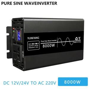 사인파 인버터, 휴대용 보조베터리 변환기, 태양광 자동차 220V, 12V, 24V, 5000W, 8000W