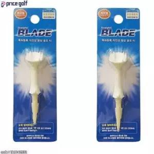 비거리 업 NEW 화이트 옐로우 레드 블루 블레이드 골프티 미들 롱 3개세트 TA1240532