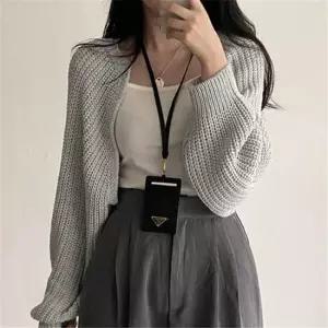 [라일리여성의류] Rly 니트롱 가디건 루즈핏롱 숄 기본 코디 루즈가디건