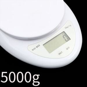 5kg/1g 전자 저울 휴대용 디지털 LED 디스플레이 음식 무게 측정 주방 베이킹 도구
