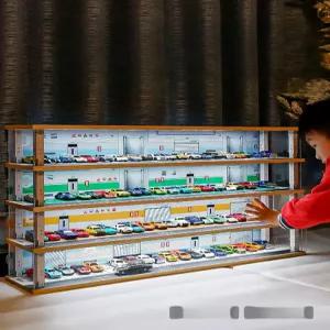 미니카 장식장 진열대 아크릴 전시장 보관함 선반 쇼케이스 정리 디이캐스트 수납