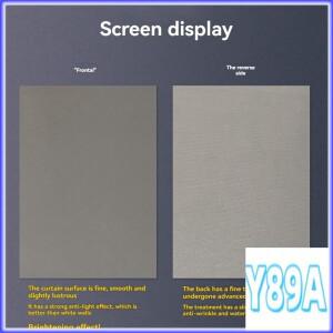 GO-72인치 와이드 16:9 휴대용 프로젝터 스크린 가정 사무실 및 야외 영화관 체험에 적합