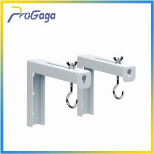 ProGaga 프로젝터 스크린 장착 후크 스탠드 L 브래킷 벽걸이 마운트 키트 조정 가능한 익스텐션 나사 영화