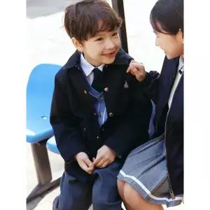 매장정품 빈폴 키즈 BEANPOLE KIDS 체크 매치 자켓형 점퍼 - 블랙 203563