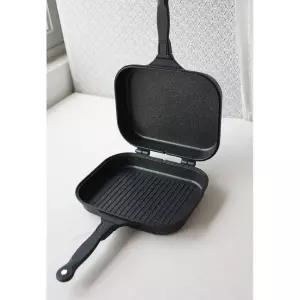 고기 생선구이 5중 코팅 빅사이즈 양면팬 후라이팬 누룽지 사각팬 간식만들기