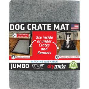 드라이메이트 개 상자 매트 라이너, 소변 흡수, 방수, 미끄럼 방지, 세척 가능한 강아지 소변 패드 - 애완동물 케이지 아래에서 바닥 보호, 얇은 컷으로 디자인에 맞게 제작됨 미국산 29 x50
