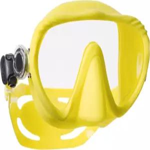 SCUBA 고스트 스쿠버 다이빙 마스크 울트라 클리어 싱글 실리콘 스커트 쉽게 조절 있는 스트랩 버클이