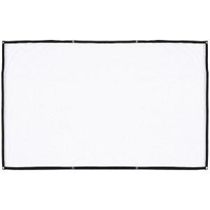 극장 비즈니스를위한 120 인치 휴대용 프로젝터 스크린 경량 천 스탠드 삼각대 야외 실내 후면 풀 다운