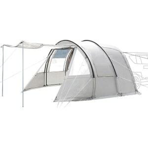 AMNOOL 테일게이트 그늘막 차량 측면 차양 루프탑 풀아웃 텐트, RV 선 그늘막, SUV/트럭/밴 야외 캠핑 여행용 캐리어 가방 (색상: 베이지)