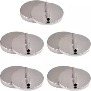 5Pcs 실버 미니 핀 브로치 변환기 무해한 의류 금속 라펠 홀더 사용이 간편한 주얼리 제작 결과를