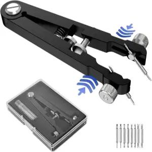 프리조이 워치 스프링 바 플라이어 툴 키트 6825 트위저 내구성이 뛰어난 8개의 합금 스틸 핀 시계 손목