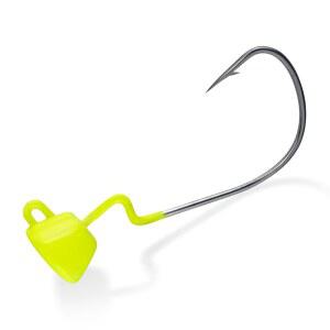 Dr Fish EWG 네드 리그 지그 , 담수 배스 낚시 지그 엑스트라 와이드 갭 잡초 없는 부드러운 미끼 웜 크로우 10팩