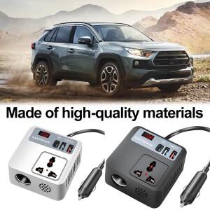200W 자동차 전원 인버터 DC 12V/24V에서 AC 220V로, QC3.0 고속 USB 충전기가 있는 큐브 소켓, 자동차/트