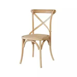 엔틱 원목의자 클래식 카페 스타일 오크 엑스 체어 고급