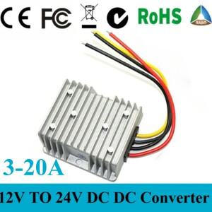 12V ~ 24V 3A 5A 10A 12A 20A DC 컨버터 스텝 업  전압 24Volts 레귤레이터 부스트 모듈 CE