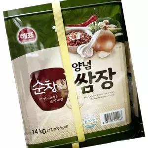 사조 쌈장 14kg 업소용 대용량 된장 고추장 양념