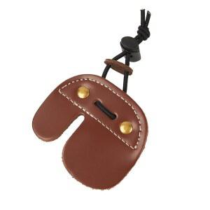 SF 양궁 핑거 가죽 가드 슈팅 세이버 보호 글러브 오른손으로 리커브 활을 위한 조절 가능한 액세서리