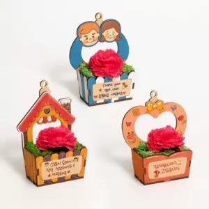 스칸디나비아모스 화분 카네이션만들기