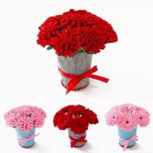 펠트 화분 카네이션 만들기