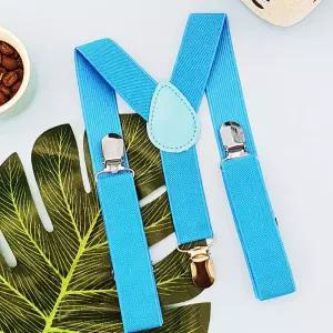 무지 멜빵 쥬니어 벨트 서스펜더 파랑 EnS7+7Xii