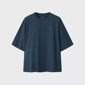 TOPTEN 여성) 쿨에어 코튼 크루넥 반팔티 (오버핏)_MSF2TS2007