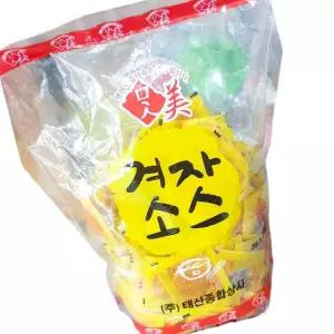 태산 겨자 소스 3g 200입 600g 소포장 업소용 드레싱