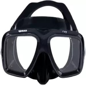 마레스 레이 스쿠버 다이빙 및 스노클링 마스크 와이드 시야 인체공학적 이중 실리콘 스커트 수중 X자형