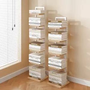 철제 책장 수납 거실 전시용 일자형 책꽂이 서재 슬림 디스플레이랙 안정성