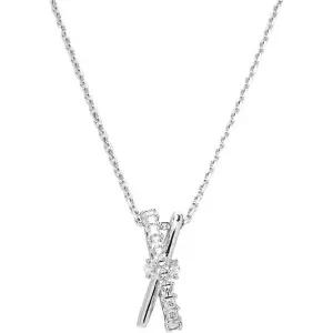 Swarovski 스와로브스키 목걸이 Hyperbola 펜던트 트위스트 클리어 실버 여성 5689723 쥬얼리 569219