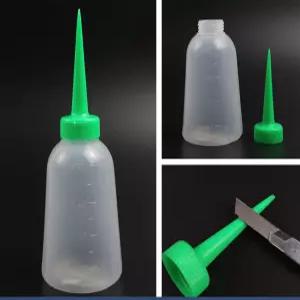 노즐형주입공병 타일보수 줄눈작업 용액분사 정밀도포 플라스틱 200ml 1개