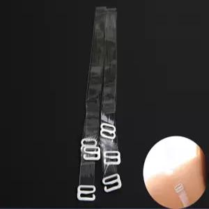 투명속옷끈 브라스트랩 교체용 어깨끈 길이조절 투명소재 10mm 1개