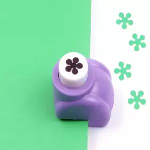 꽃모양펀치 종이타공 공예꾸미기 미니사이즈 수공예도구 휴대형 1개