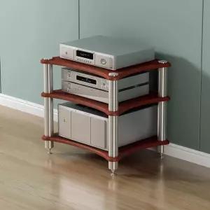 오디오 장식장 받침대 우퍼 상품 랙장 티크 3단 랙 스피커