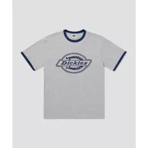 매장정품 DICKIES 디키즈 모노 로고 링거 티셔츠 MelangeNavy DIKU261LRTS006GR 1372363